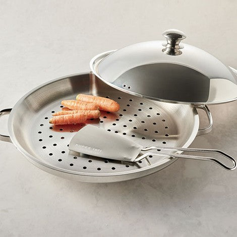 [Kuper] 30cm Steamer Griddle - 짜글이 스텐팬