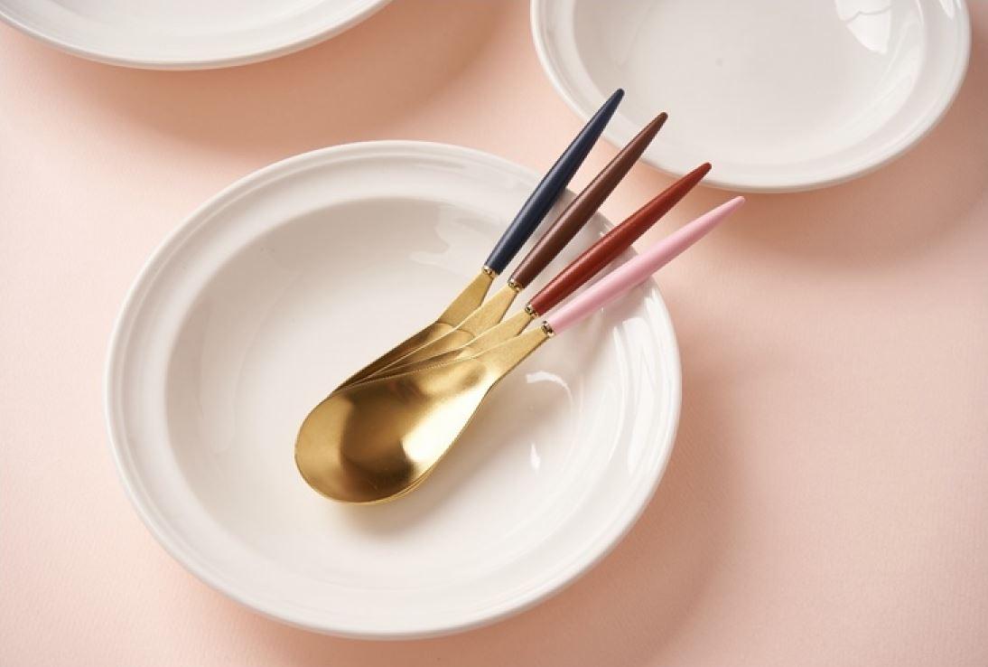 [Bogen] Eiffel Gold Korean Soup Spoon