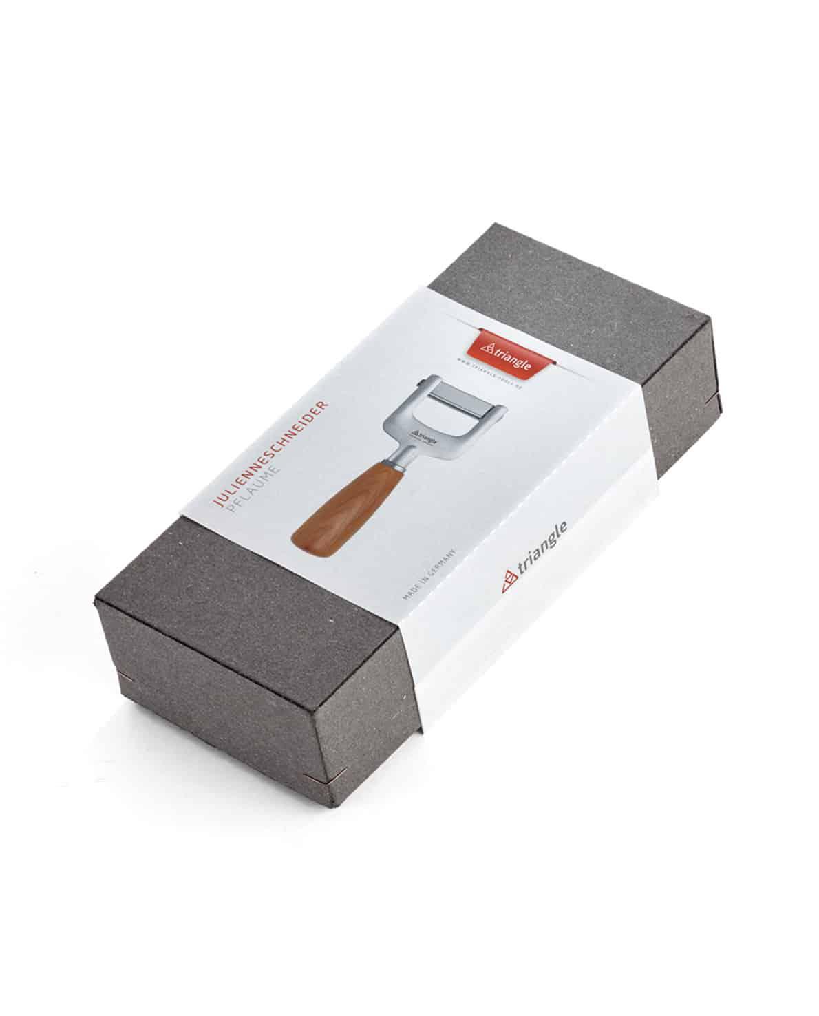 [Triangle] Julienne Cutter PLUM wood, in Gift Box