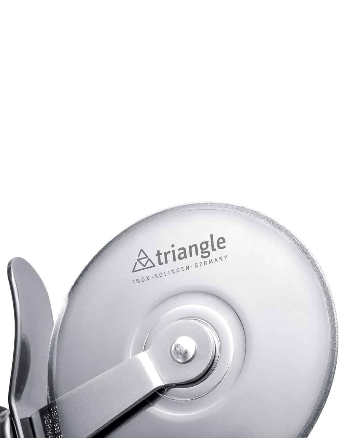 [Triangle] Pizza Cutter Plum wood, Ø 7cm, in Gift Box