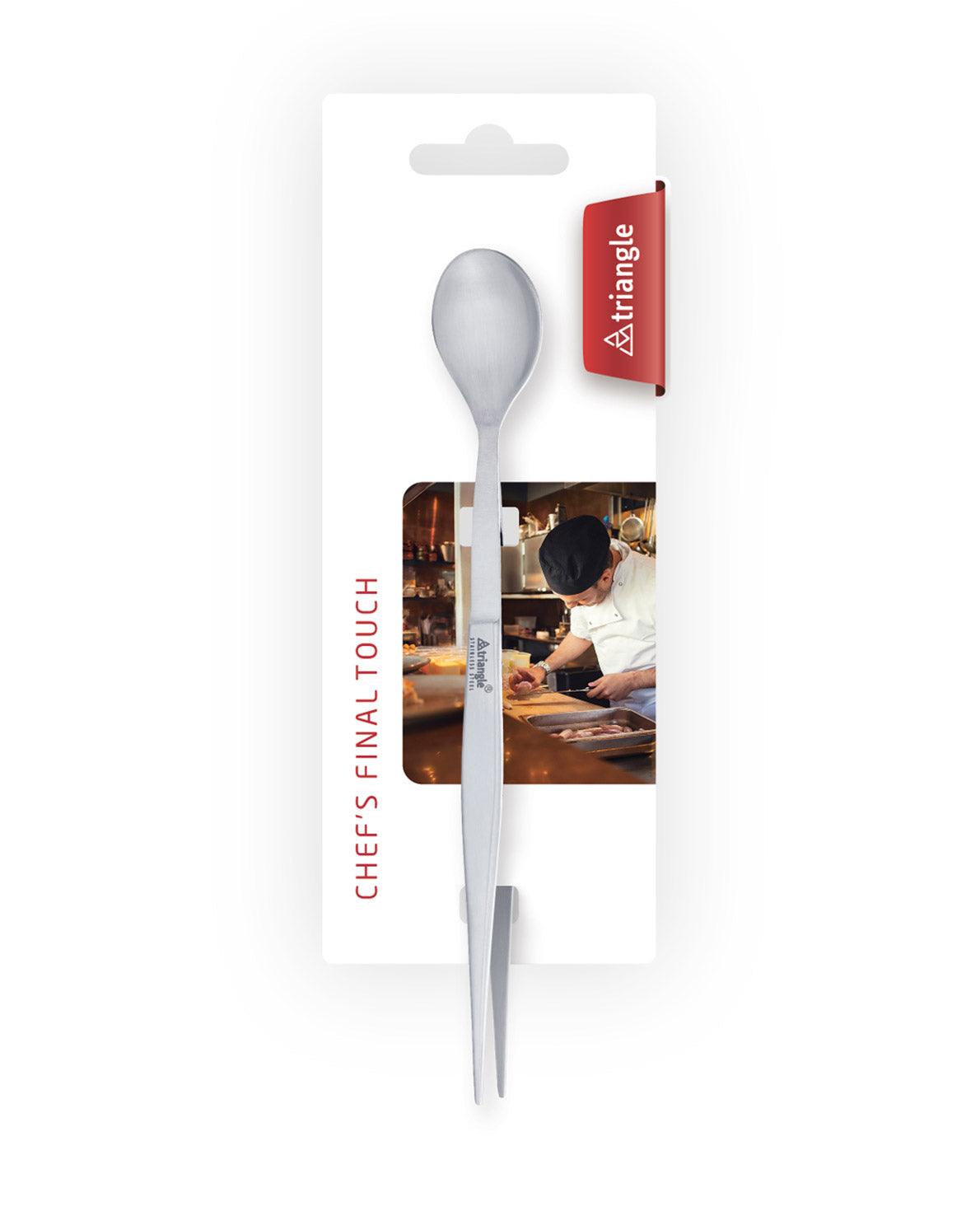 [Triangle] Chef Tasting Spoon & Tweezer FinalTouch