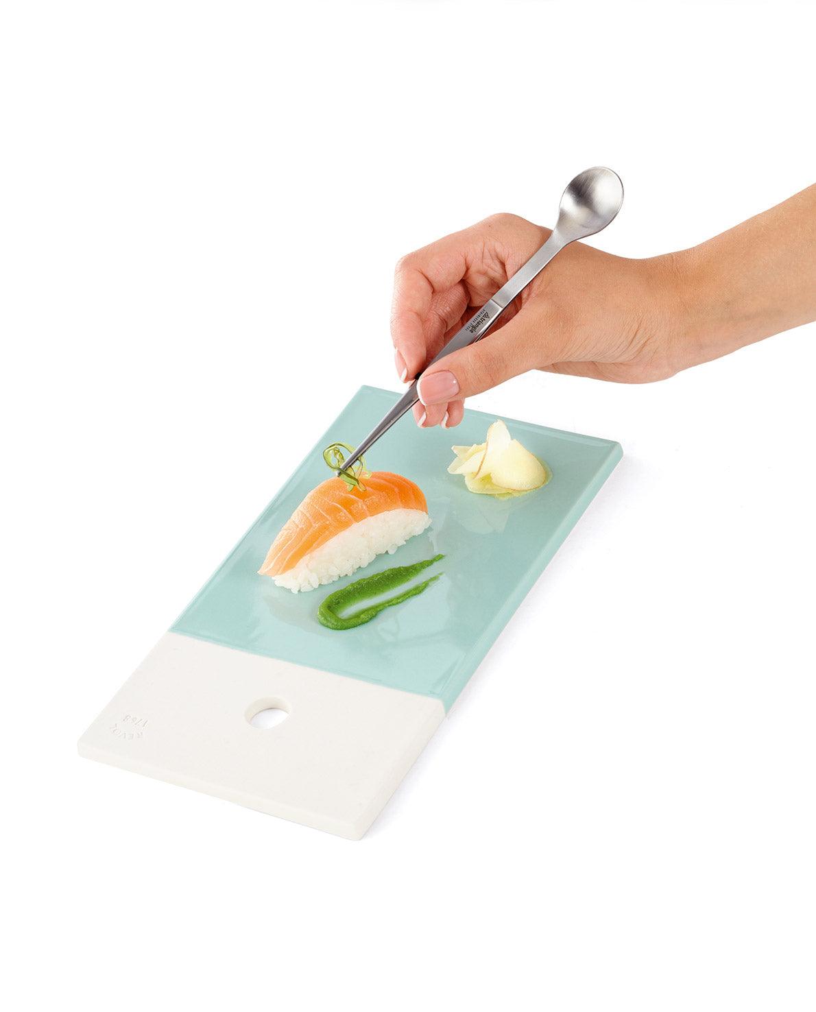 [Triangle] Chef Tasting Spoon & Tweezer FinalTouch