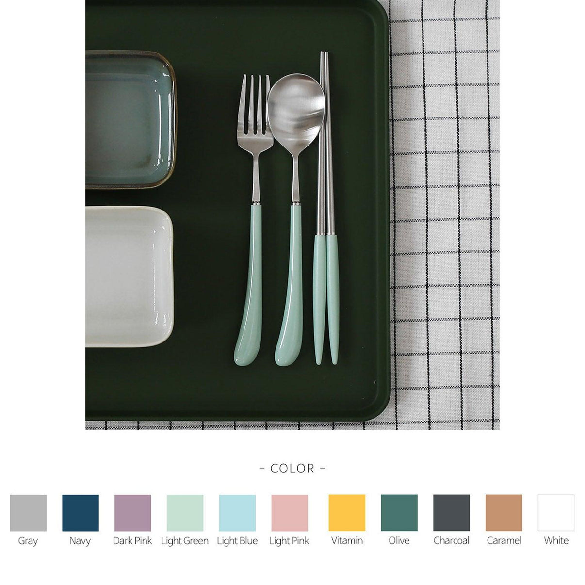 [Bogen]  Swan Kids Cutlery Set (Spoon, Fork, Chopsticks)