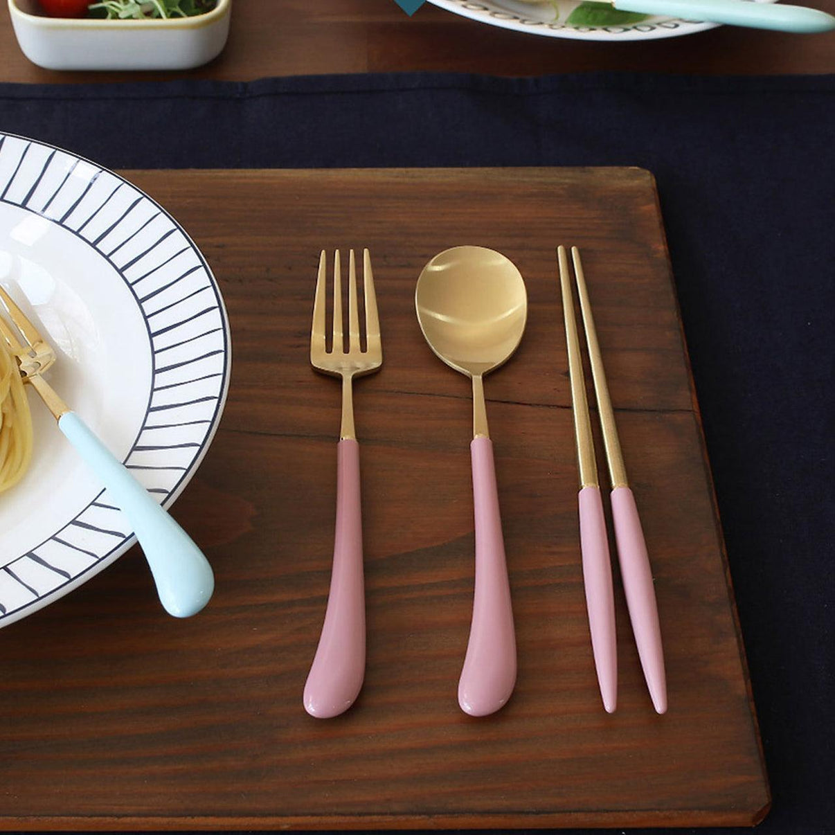 [Bogen]  Swan Kids Cutlery Set (Spoon, Fork, Chopsticks)