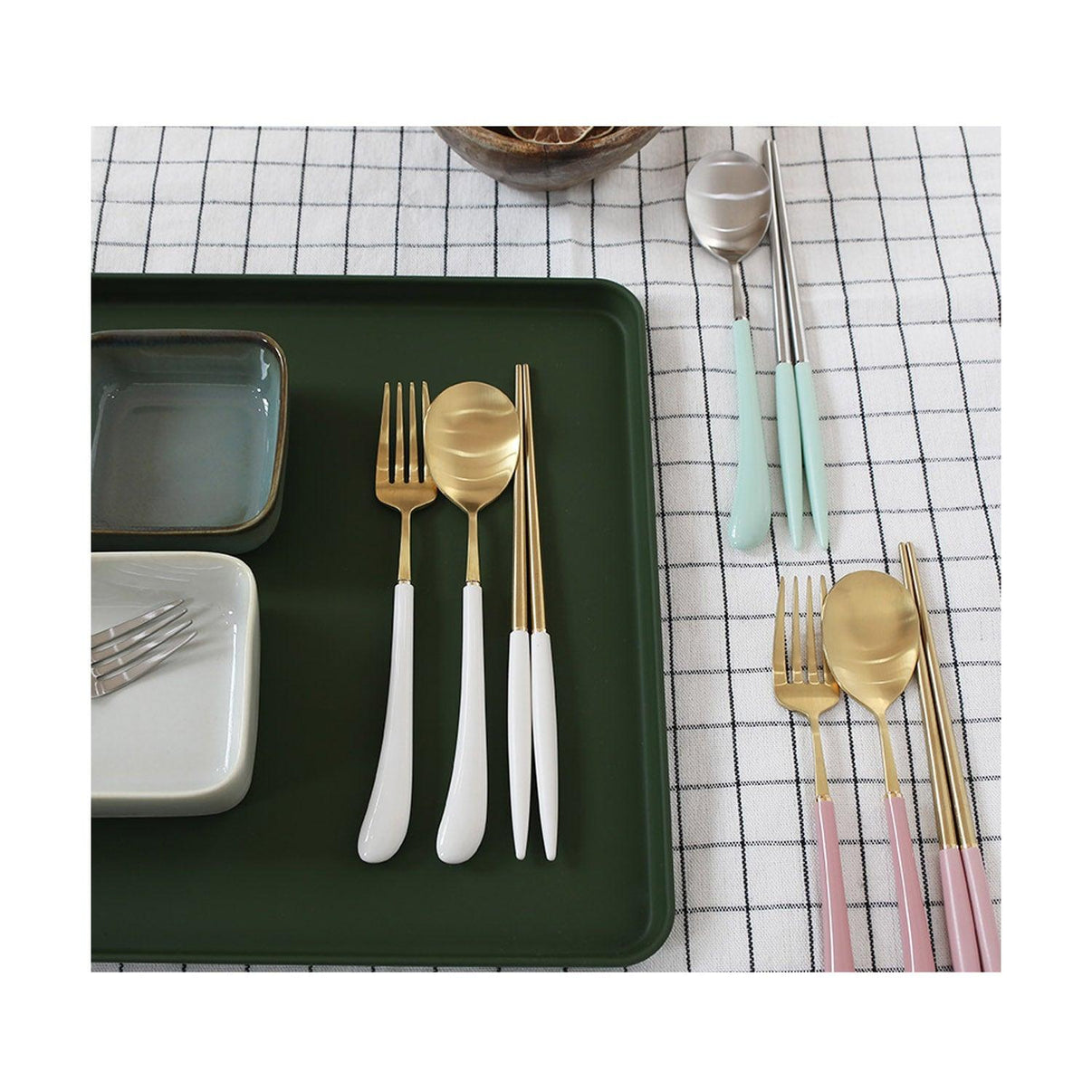 [Bogen]  Swan Kids Cutlery Set (Spoon, Fork, Chopsticks)