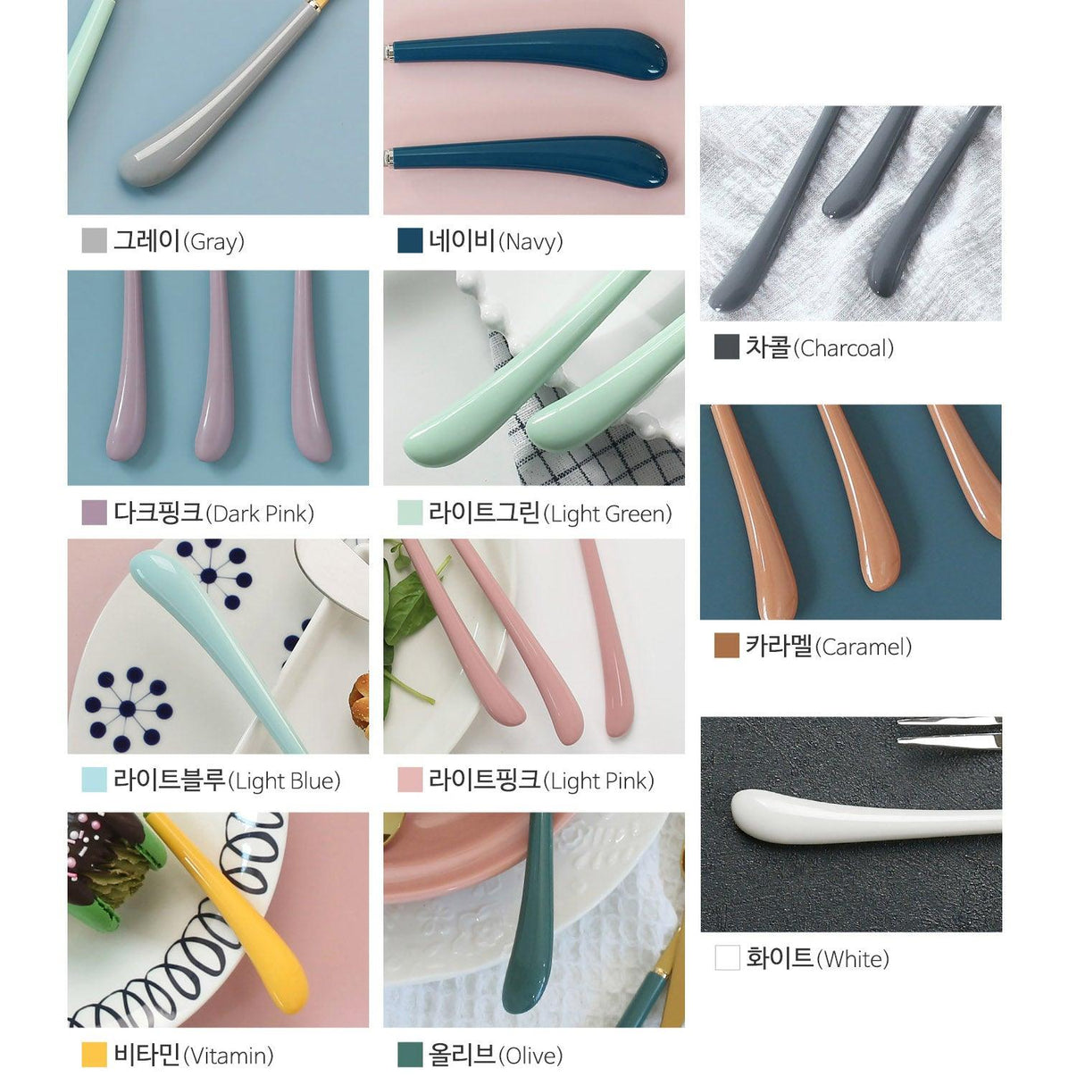 [Bogen]  Swan Kids Cutlery Set (Spoon, Fork, Chopsticks)