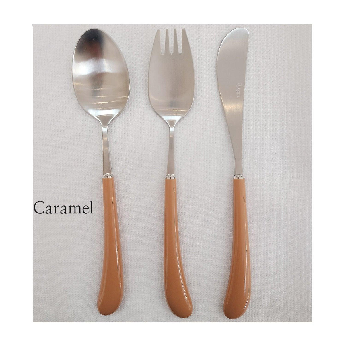 [Bogen] Swan Satin Toddler set, Spoon, Fork & Knife, 3pcs