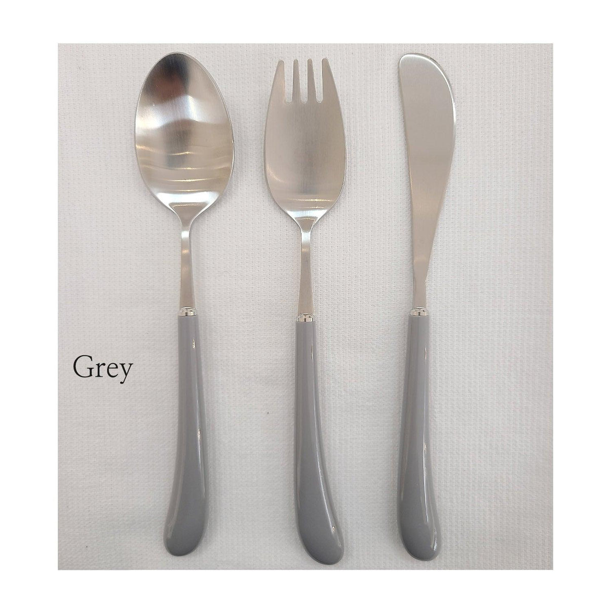 [Bogen] Swan Satin Toddler set, Spoon, Fork & Knife, 3pcs