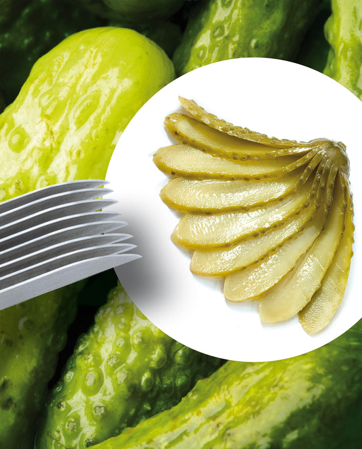[Triangle] Gherkin 파채 Green Onion Cutter (8 Blades)