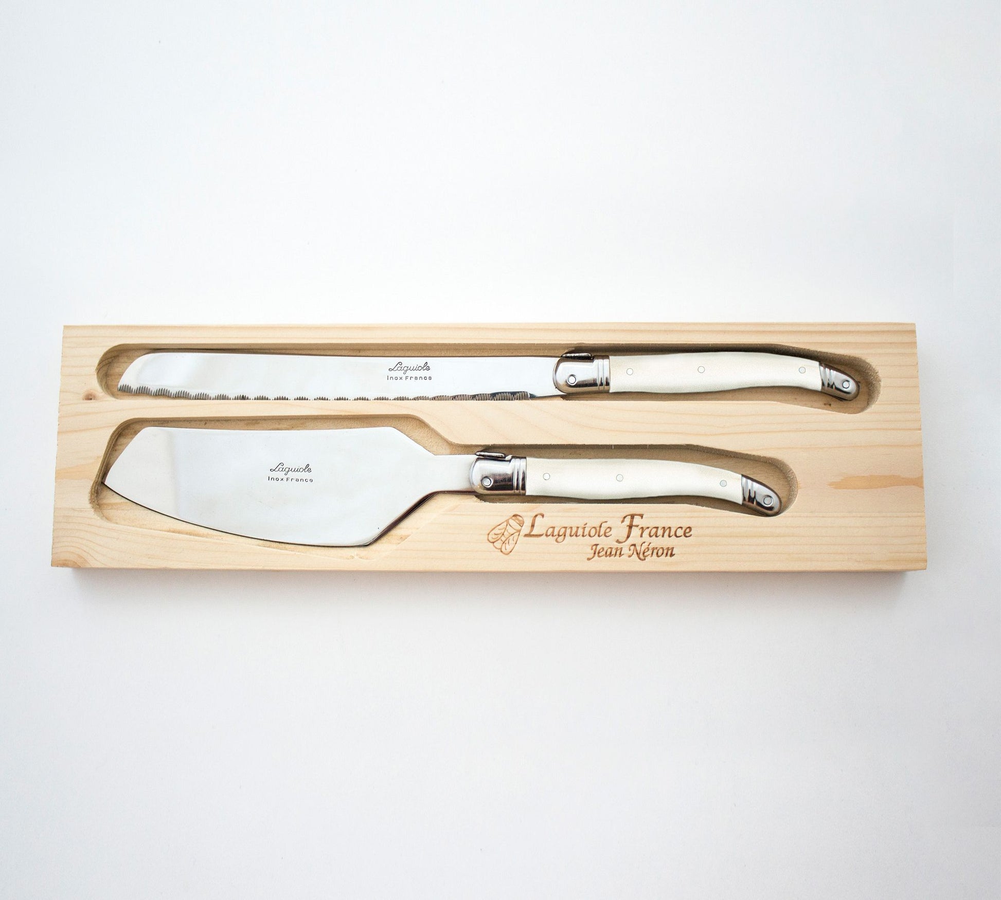 [Laguiole] Cake and Bread Knife Set