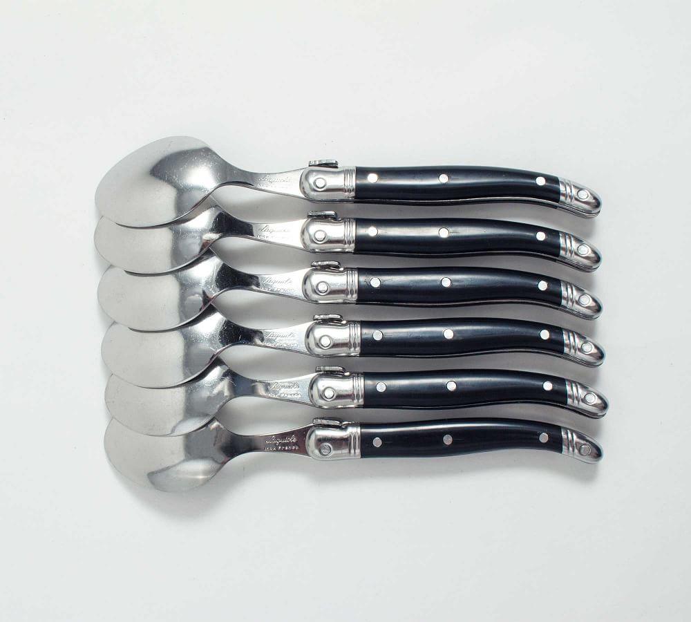 [Laguiole] 24-Piece Flatware in Wooden Box, BLACK Jean Neron